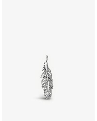 Thomas Sabo Falcon Feather Sterling-silver Pendant - Black