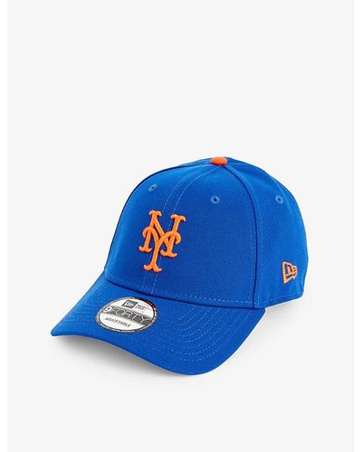 KTZ New York Mets Logo-embellished Woven Baseball Cap - Blue