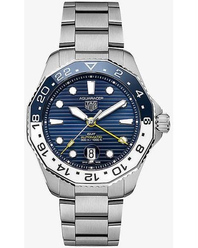 Tag Heuer Wbp2010.ba0632 Aquaracer Stainless Steel Automatic Watch - Blue