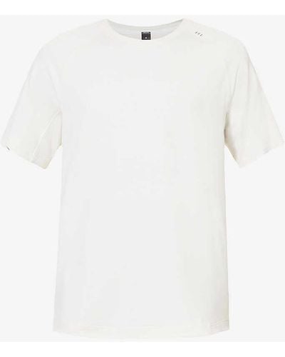 lululemon License To Train Stretch-recycled-polyester Blend T-shirt - White