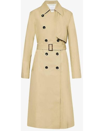 Maria McManus Collared Double-breasted Regular-fit Organic Cotton Coat - Natural