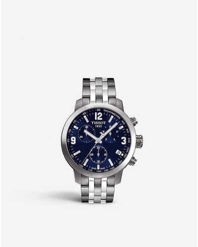 Tissot T0554171104700 Stainless Steel Watch - Blue