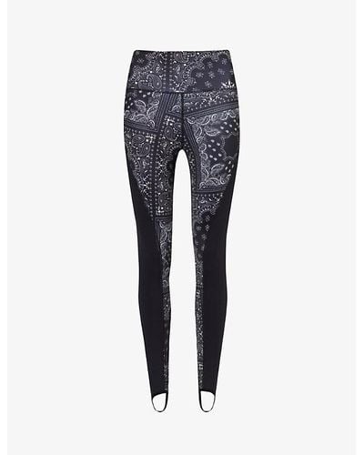 P.E Nation Niseko High-rise Stretch-recycled Polyester legging - Blue