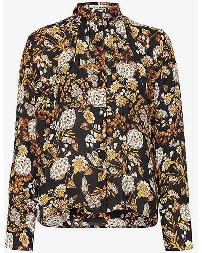 Mary Katrantzou Lana Floral-print Silk Blouse - Multicolour