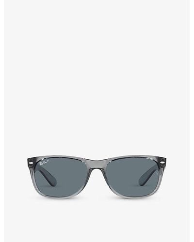 Ray-Ban Rb2132 New Wayfarer Square-frame Sunglasses - Gray