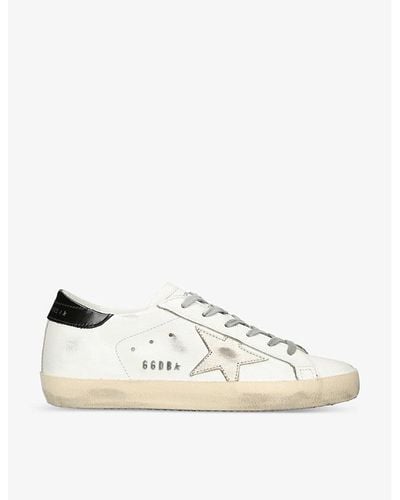 Golden Goose Superstar 11538 Brand-patch Leather Low-top Sneakers - Natural