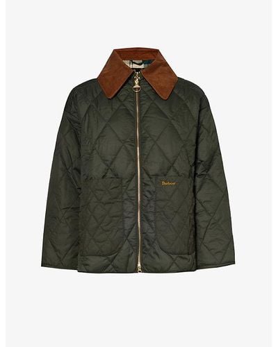 Barbour Woodhall Quilted Recycled-polyester Jacket - Green