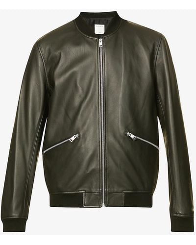 Sandro New Monaco Leather Jacket - Black