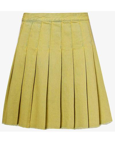 Levi's Levi's X Barbie Ferreira Pleated Denim Mini Skirt - Multicolour