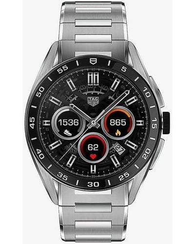 Tag Heuer Sbr8a10.ba0616 Connected Stainless-steel Fitness Watch - Multicolour