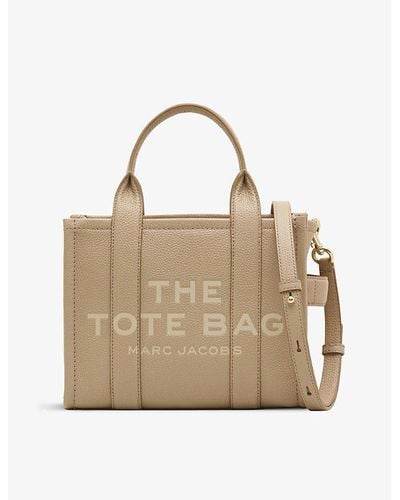 Marc Jacobs The Leather Small Tote Bag - Metallic