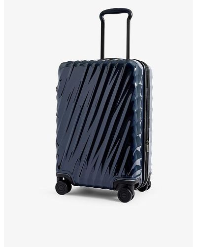 Tumi International Expandable Carry-on Four-wheeled Suitcase - Blue