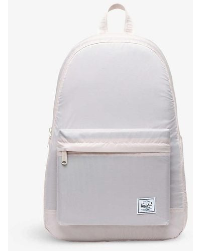Herschel Supply Co. Rome Recycled-polyester Packable Backpack - White