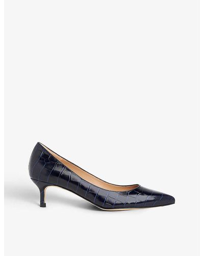 LK Bennett Audrey Closed Courts navy in Blue Lyst UK