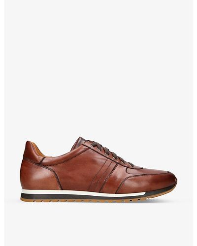 Magnanni Zubiri Leather Low-top Sneakers - Brown