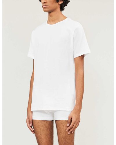 Sunspel Q82 Regular-fit Cotton-jersey T-shirt Xx - White