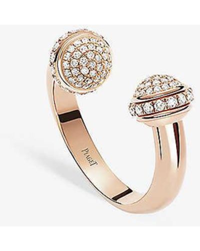 Piaget Possession 18ct Rose-gold And 0.53ct Brilliant-cut Diamond Ring - White