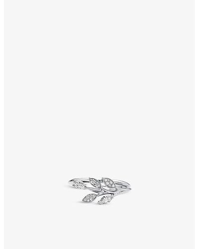 Tiffany & Co. Tiffany Victoria Vine Diamond And Ring - White