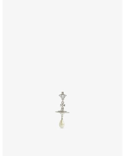 Vivienne Westwood Orb-shaped Brass Single Earring - Multicolour