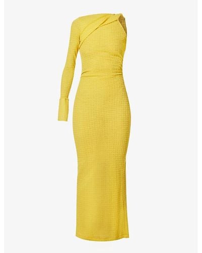 Camilla & Marc Cypress Cut-out Wool-blend Midi Dress - Yellow