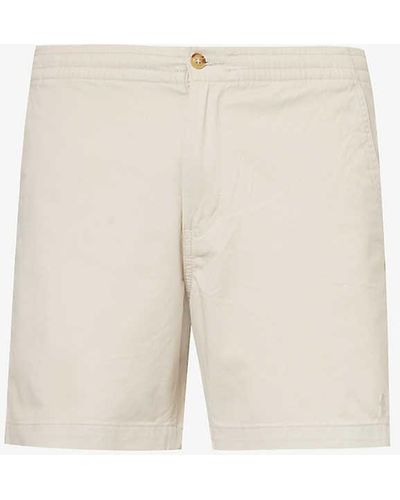 Polo Ralph Lauren Classic-fit Brushed-twill Stretch-cotton Shorts X - Natural