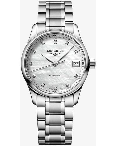 Longines L23574876 Master Collection Stainless-steel Automatic Watch - White