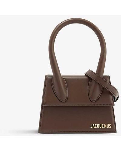 Jacquemus Le Chiquito Medium Leather Cross-body Bag - Brown