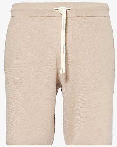 PAIGE Coyne Relaxed-fit Cotton And Linen-blend Shorts - Natural