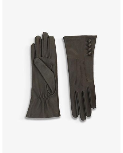 Dents Natalie Touchscreen Leather Gloves - Black
