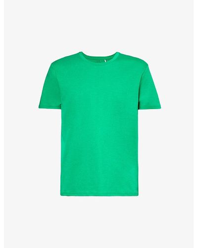 IKKS Crewneck Regular-fit Cotton-jersey T-shirt X - Green