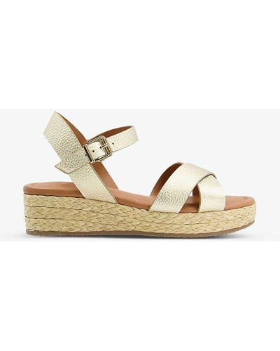 Dune flatform deals shoes