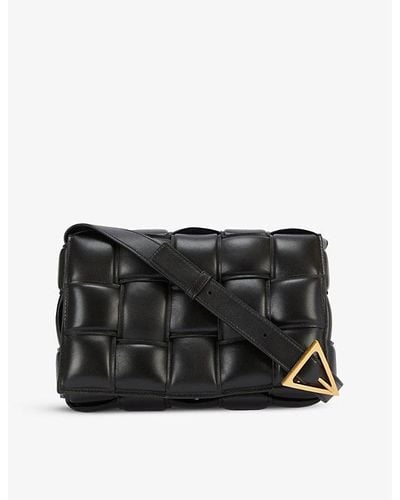 Bottega Veneta Padded Cassette Leather Cross-body Bag - Black