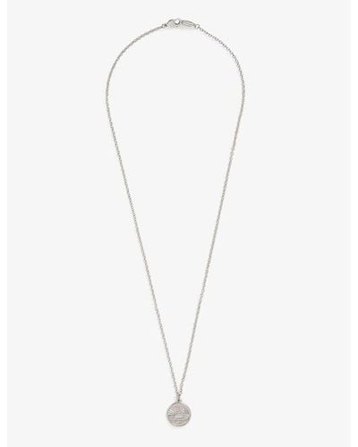 Vivienne Westwood Richmond Silver-toned Plated Brass Pendant Necklace - White