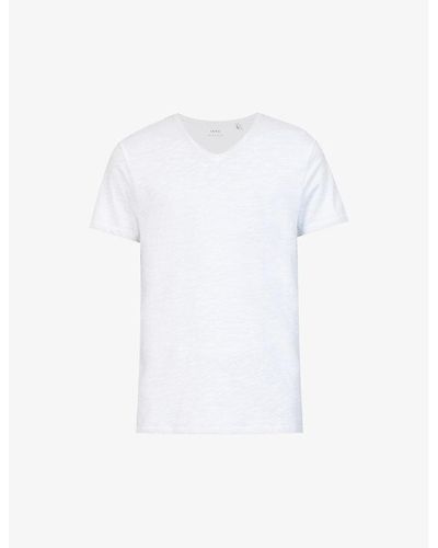 IKKS Crewneck Brand-print Cotton-jersey T-shirt X - White