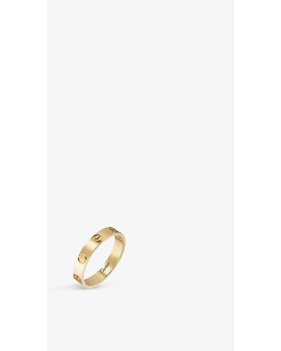 Cartier Love Small 18ct Yellow-gold Wedding Band - White