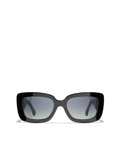 Chanel Cat Eye Sunglasses - Black