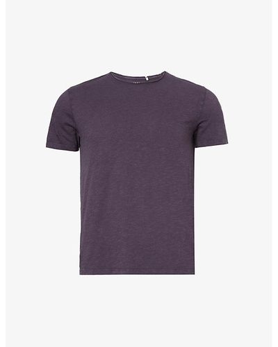 IKKS Relaxed-fit Crewneck Cotton-jersey T-shirt Xx - Purple
