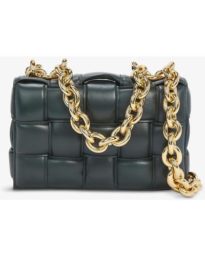 Bottega Veneta Double Knot Bag in Maple & Gold