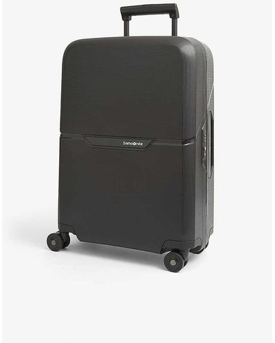 Samsonite Magnum Eco Spinner Hard Case 4 Wheel Recycled-plastic Cabin Suitcase 55cm - Multicolour