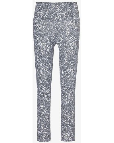Varley Move Fitted Recycled-polyester Blend leggings - Grey