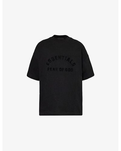 Fear Of God Essentials Cotton-jersey T-shirt - Black