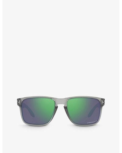 Oakley Oo9417 Holbrook Xl Polarized O Mattertm Sunglasses - Green