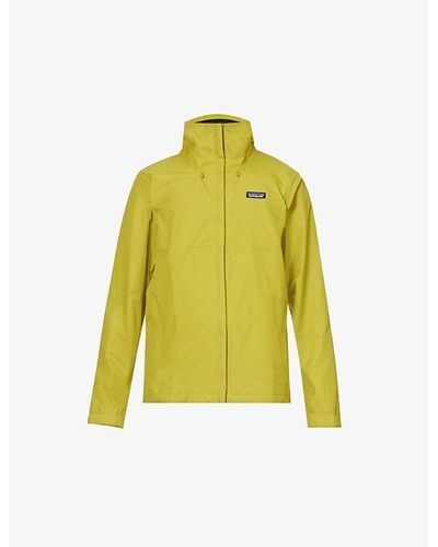 Patagonia Torrentshell 3l Brand-patch Recycled-nylon Jacket - Yellow