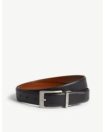 Ted Baker Karmer Reversible Leather Belt - Brown