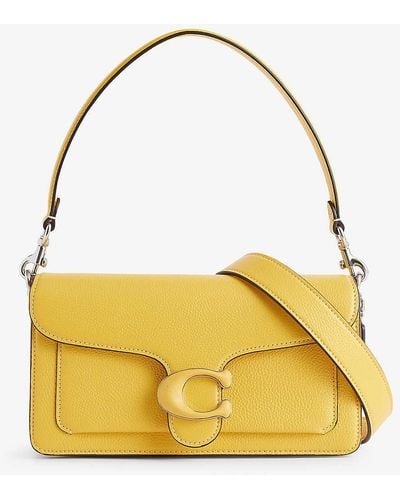 COACH Tabby 26 Leather Shoulder Bag - Yellow