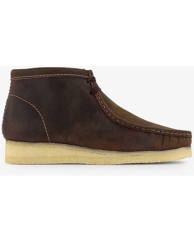 Clarks Wallabee Boot -leather Boots - Brown