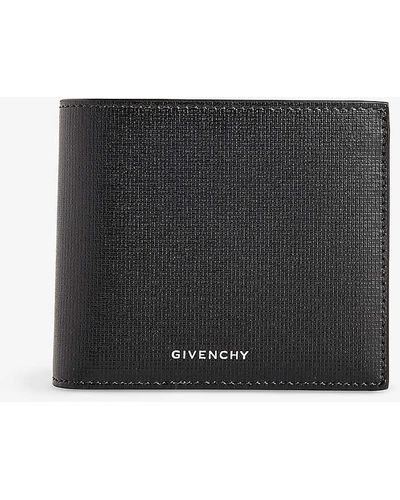Givenchy Foiled-branding Leather Wallet - Black
