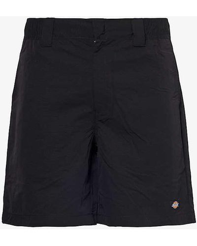 Dickies Fincastle Logo-patch Shell Shorts X - Black