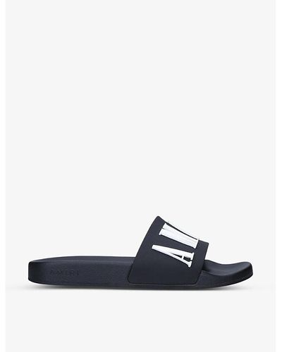 Amiri Logo-emblazoned Rubber Pool Slides - Multicolour