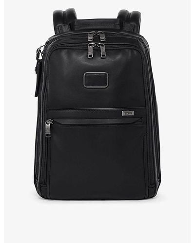 Tumi Alpha 3 Slim Leather Backpack - Black